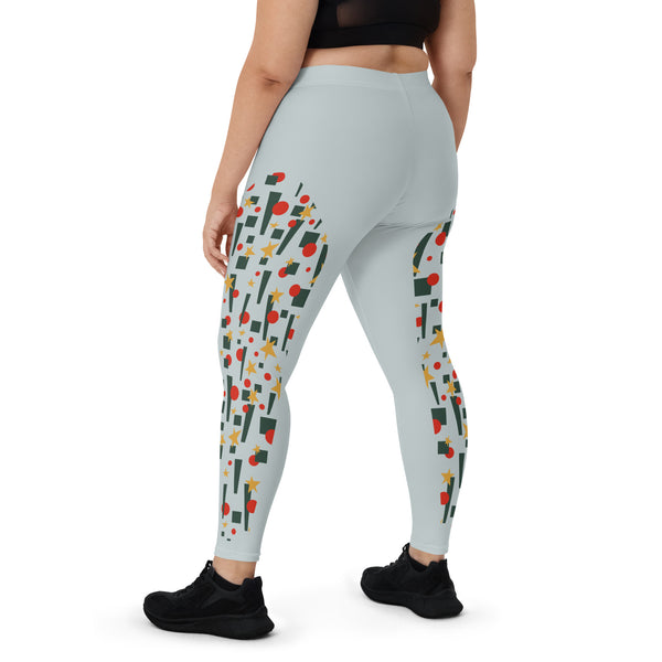 Retro Mod Holiday Leggings