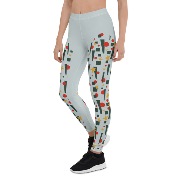 Retro Mod Holiday Leggings