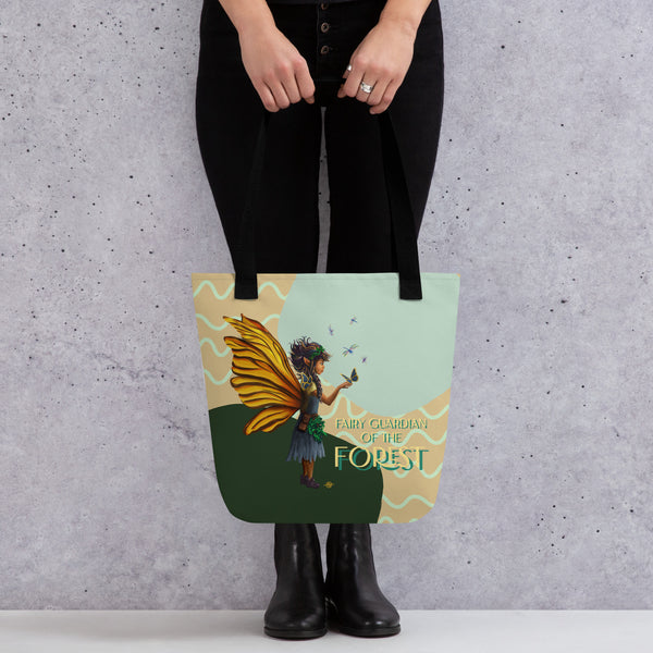 Fairy Guardian of the Forest - All Over Print Tote Bag