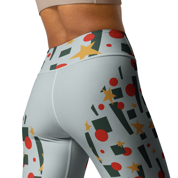 Retro Mod Holiday Yoga Leggings