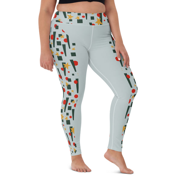 Retro Mod Holiday Yoga Leggings