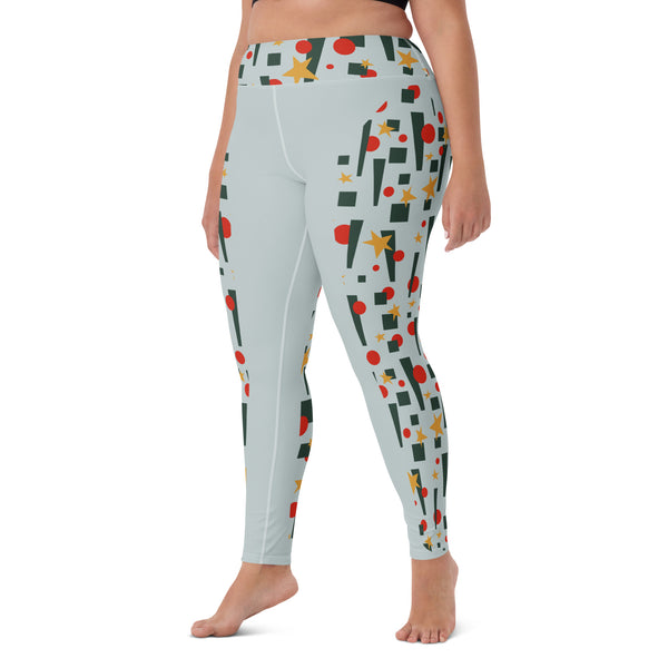 Retro Mod Holiday Yoga Leggings