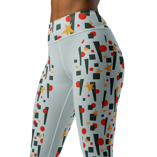 Retro Mod Holiday Yoga Leggings