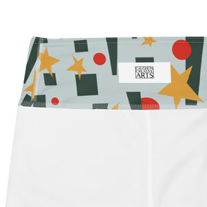 Retro Mod Holiday Yoga Leggings