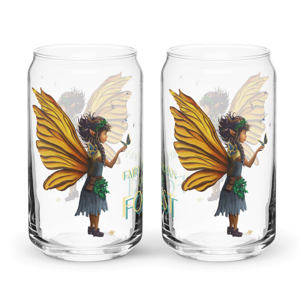 Fairy Guardian of the Forest - Can-shaped Glass