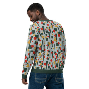 Retro Mod Holiday Knitted Crew Neck Sweater