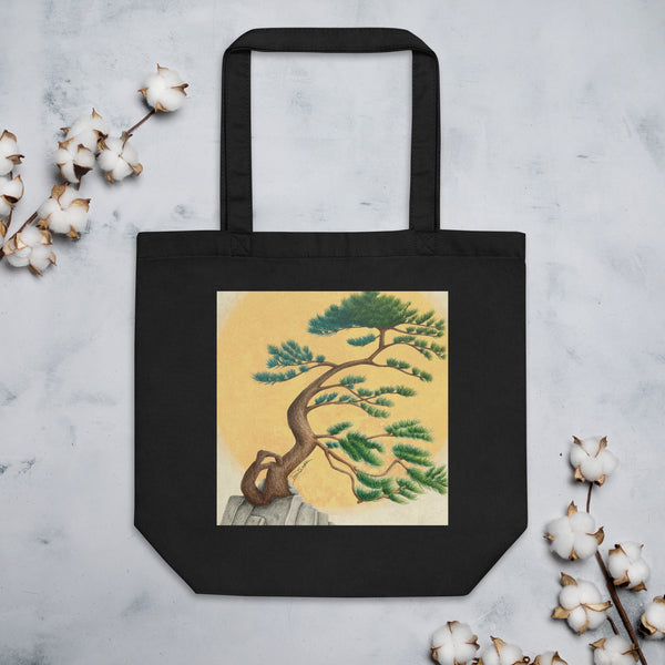 Wind Swept Pine - Organic Tote Bag