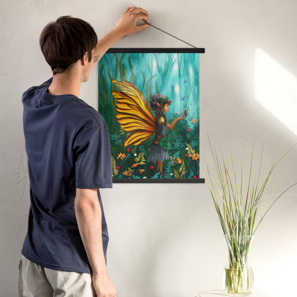 Fairy Guardian of the Forest - Poster with hangers