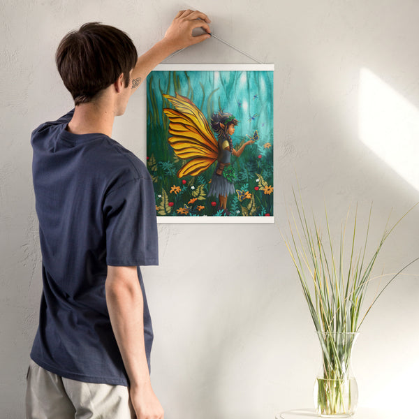 Fairy Guardian of the Forest - Poster with hangers