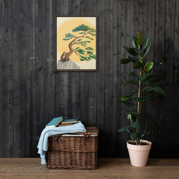 Wind Swept Pine - Float Framed Canvas