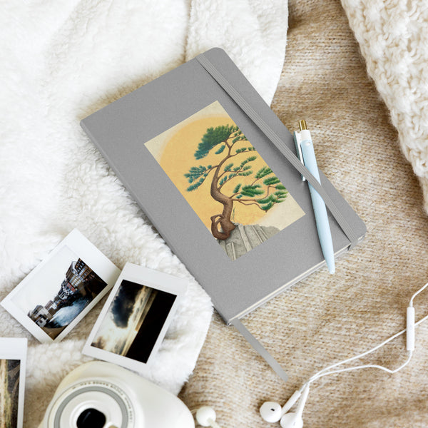 Wind Swept Pine - Hardcover Bound Notebook