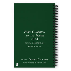 Fairy Guardian of the Forest - Spiral Notebook