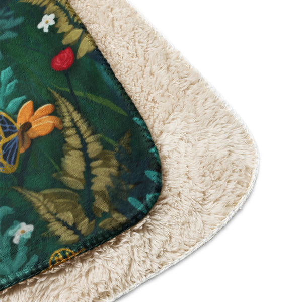 Fairy Guardian of the Forest - Sherpa Blanket