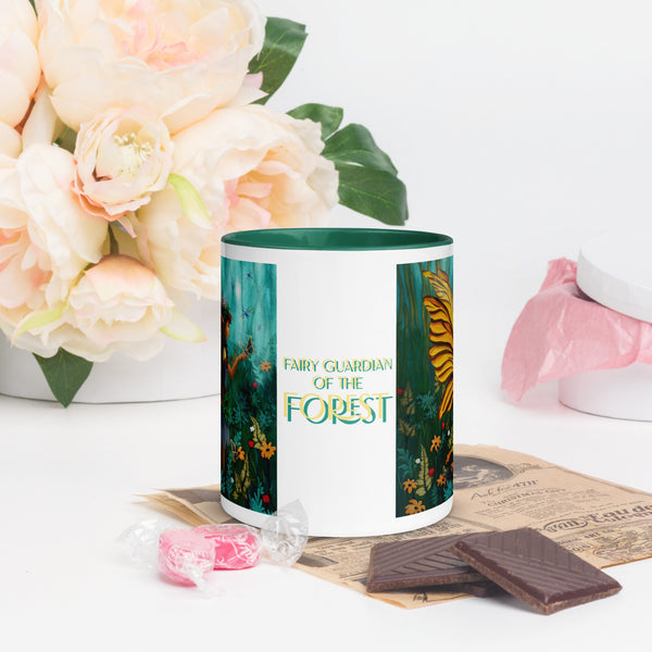 Fairy Guardian of the Forest - Mug with Color Inside