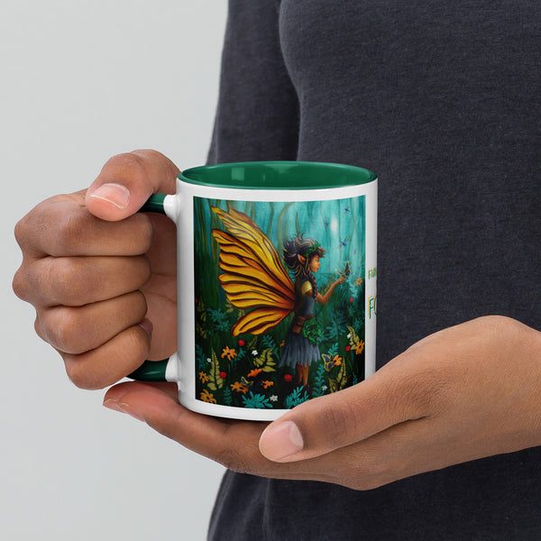 Fairy Guardian of the Forest - Mug with Color Inside