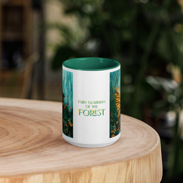 Fairy Guardian of the Forest - Mug with Color Inside