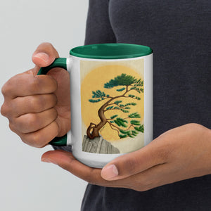 Wind Swept Pine - Mug with Color Inside