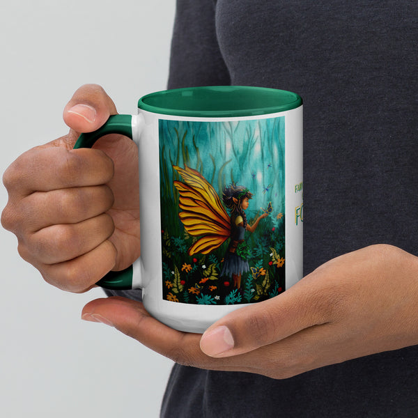 Fairy Guardian of the Forest - Mug with Color Inside