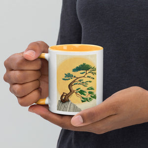 Wind Swept Pine - Mug with Color Inside