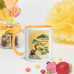 Wind Swept Pine - Mug with Color Inside