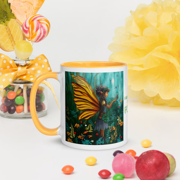 Fairy Guardian of the Forest - Mug with Color Inside