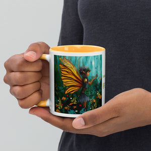 Fairy Guardian of the Forest - Mug with Color Inside