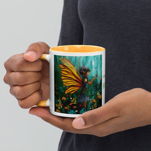 Fairy Guardian of the Forest - Mug with Color Inside